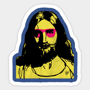 Hollywood Jesus Sticker